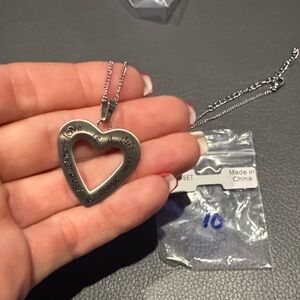 Stainless steel Heart Pendant Necklace